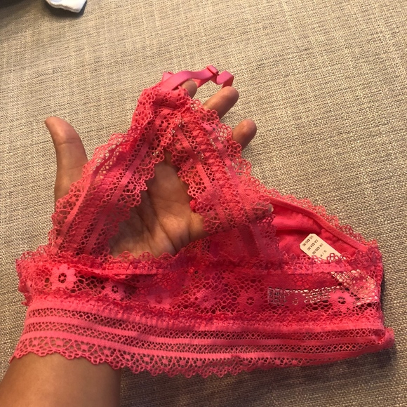 Victoria's Secret Lace Bralette Halter High-Neck - Picture 3 of 6